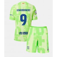 Barcelona Robert Lewandowski #9 Fußballbekleidung 3rd trikot Kinder 2024-25 Kurzarm (+ kurze hosen)